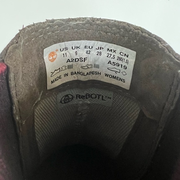 Timberland Courmayeur Valley Chelsea Boots in Olive Nubuck, Size 11 - Picture 9 of 14